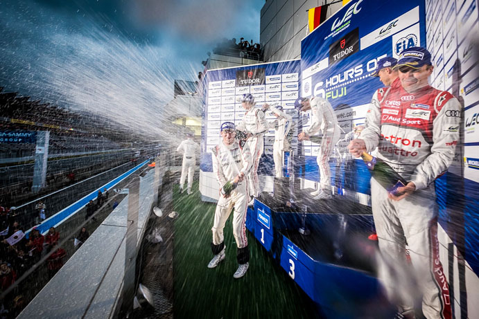 Nouveau doublé Porsche à Fuji
