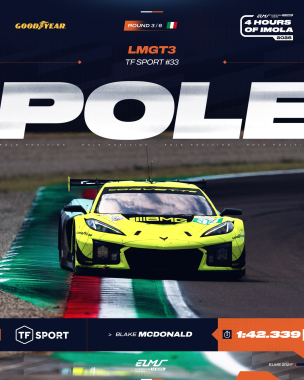 Corvette on pole at Imola! 🇮🇹 The No.33 Corvette cooked in Italy - serving up a stunning lap in GT Q