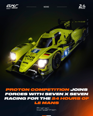Bright yellow and impossible to miss. 👀 @sevenxseven_racing joins forces with Proton Competition for