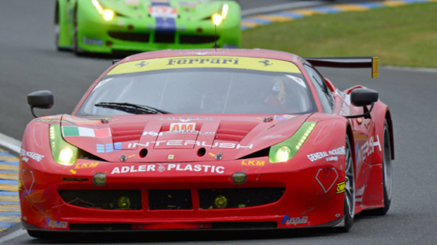 AF Corse GT Am on Le Mans Podium