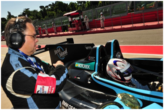 NewBlood by Morand Racing on the way to the test day of the 24 Hours of Le Mans 