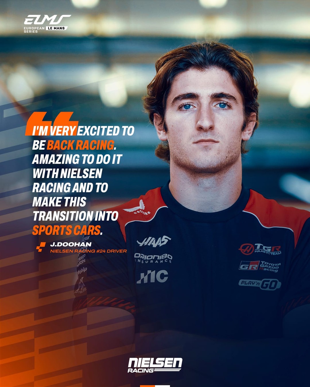 Ready for a new chapter. @jackdoohan joins #ELMS with @nielsen.racing this season! 👊