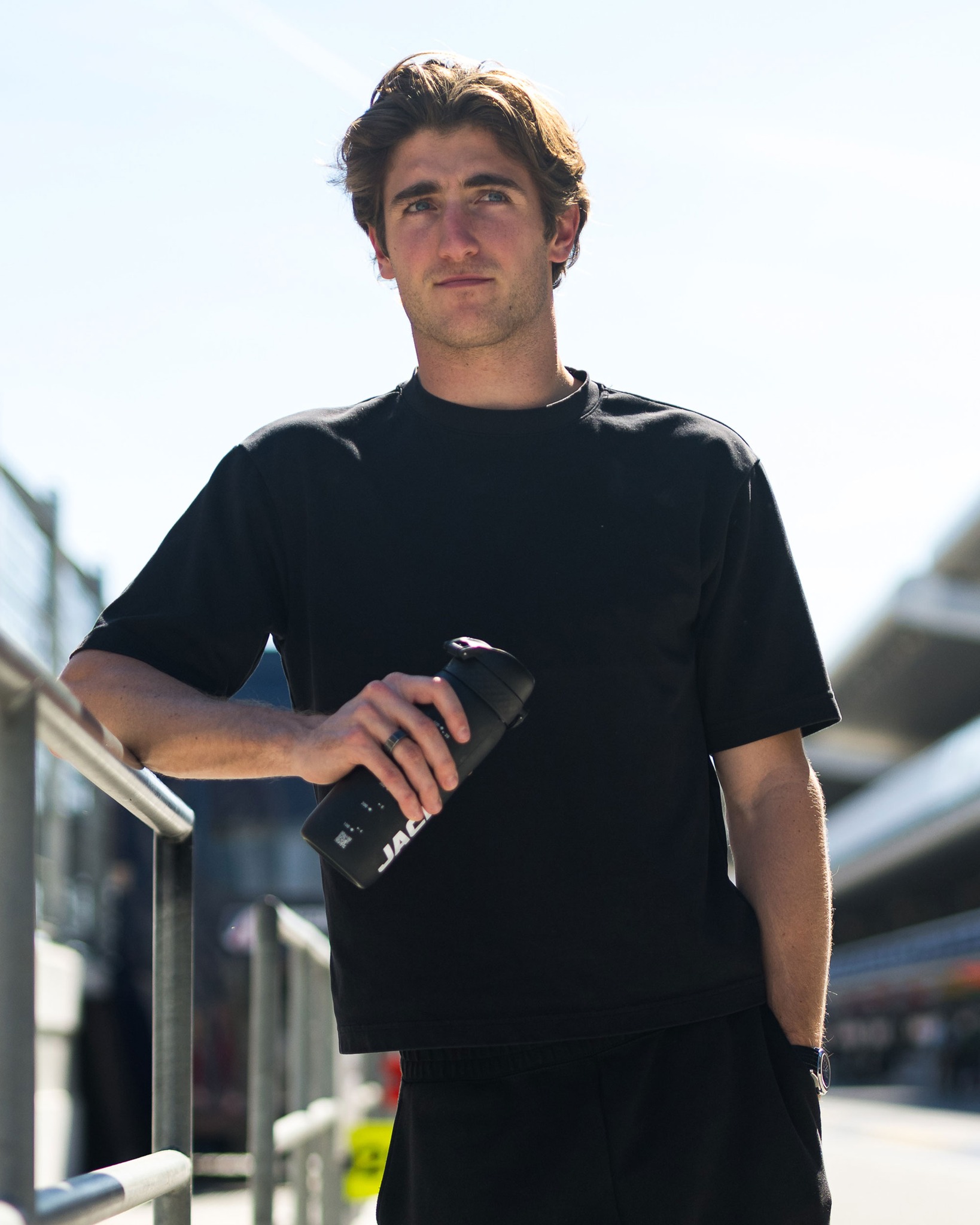 Guess who was on track during Track Walk? 👀 With most drivers already in Barcelona, the traditional 