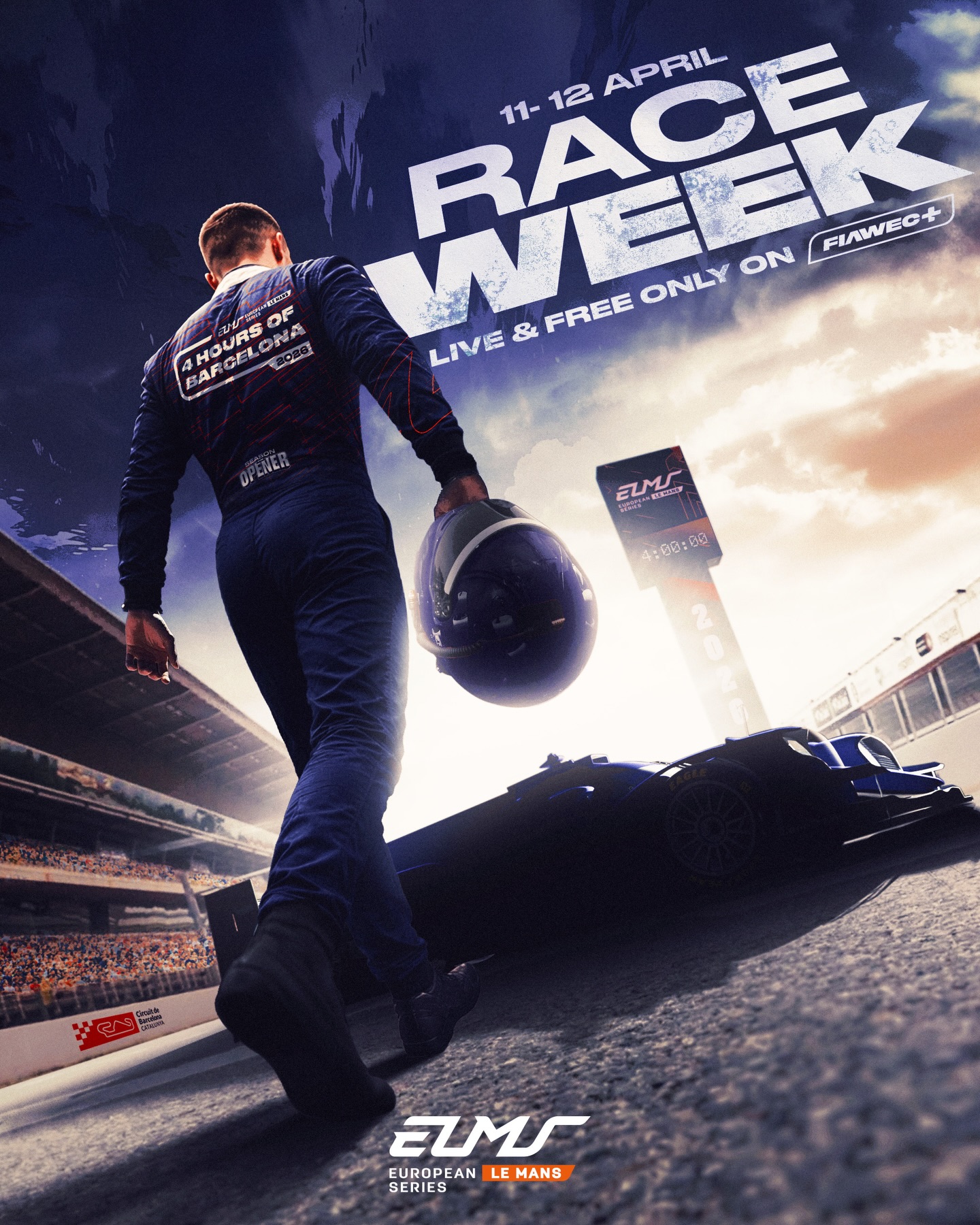 Helmet on, visor down. Let the first #ELMS Race Week begin. 👊 The 2026 season kicks off with the #EL