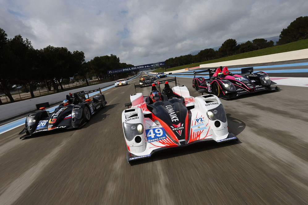 The ORECA 03 LM P2 on the launch pad for Silverstone!