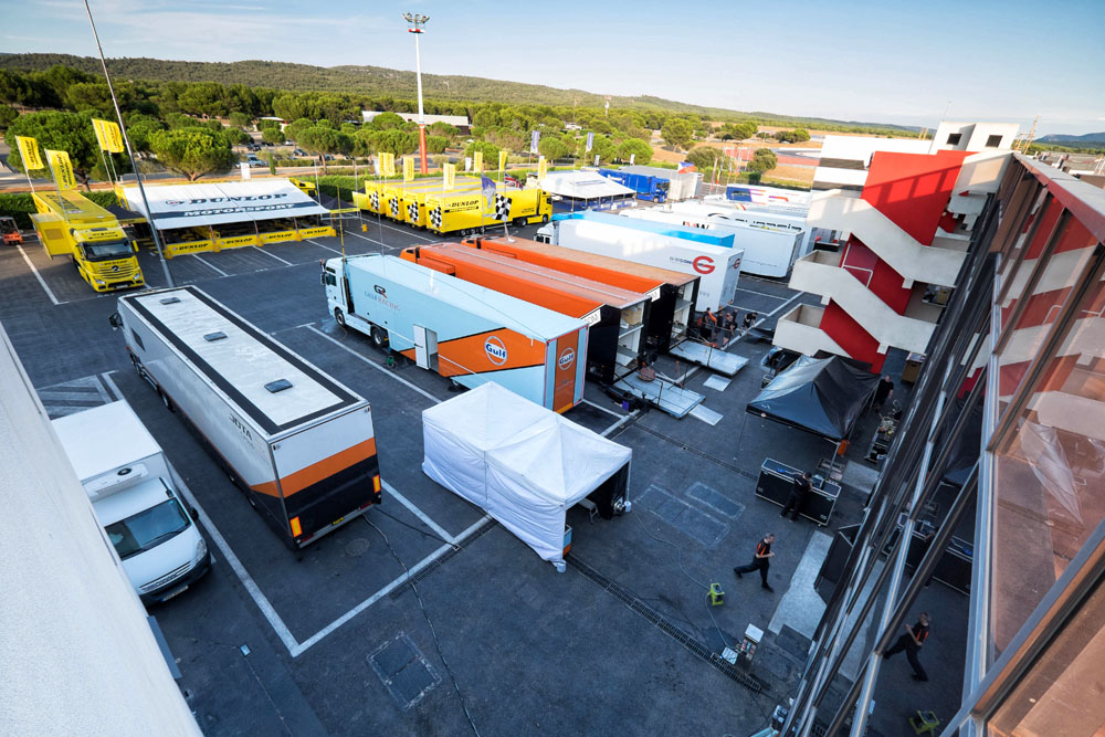 Set Up Begins at Circuit Paul Ricard