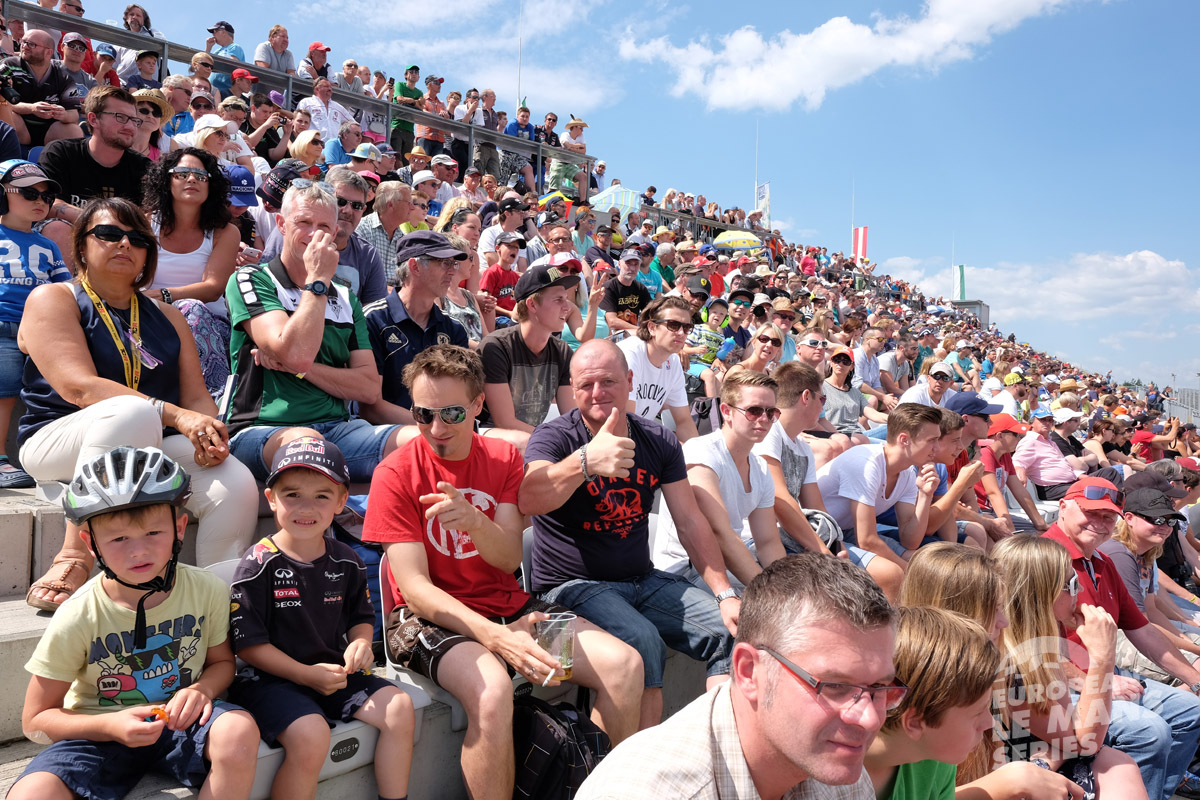 More than twelve thousand spectators this week-end at the Red Bull Ring