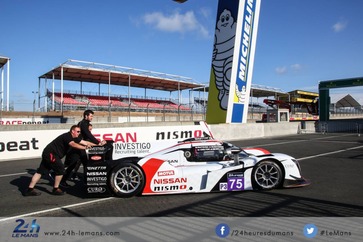 Sixteen ELMS cars at the 24 Hours of Le Mans Test day