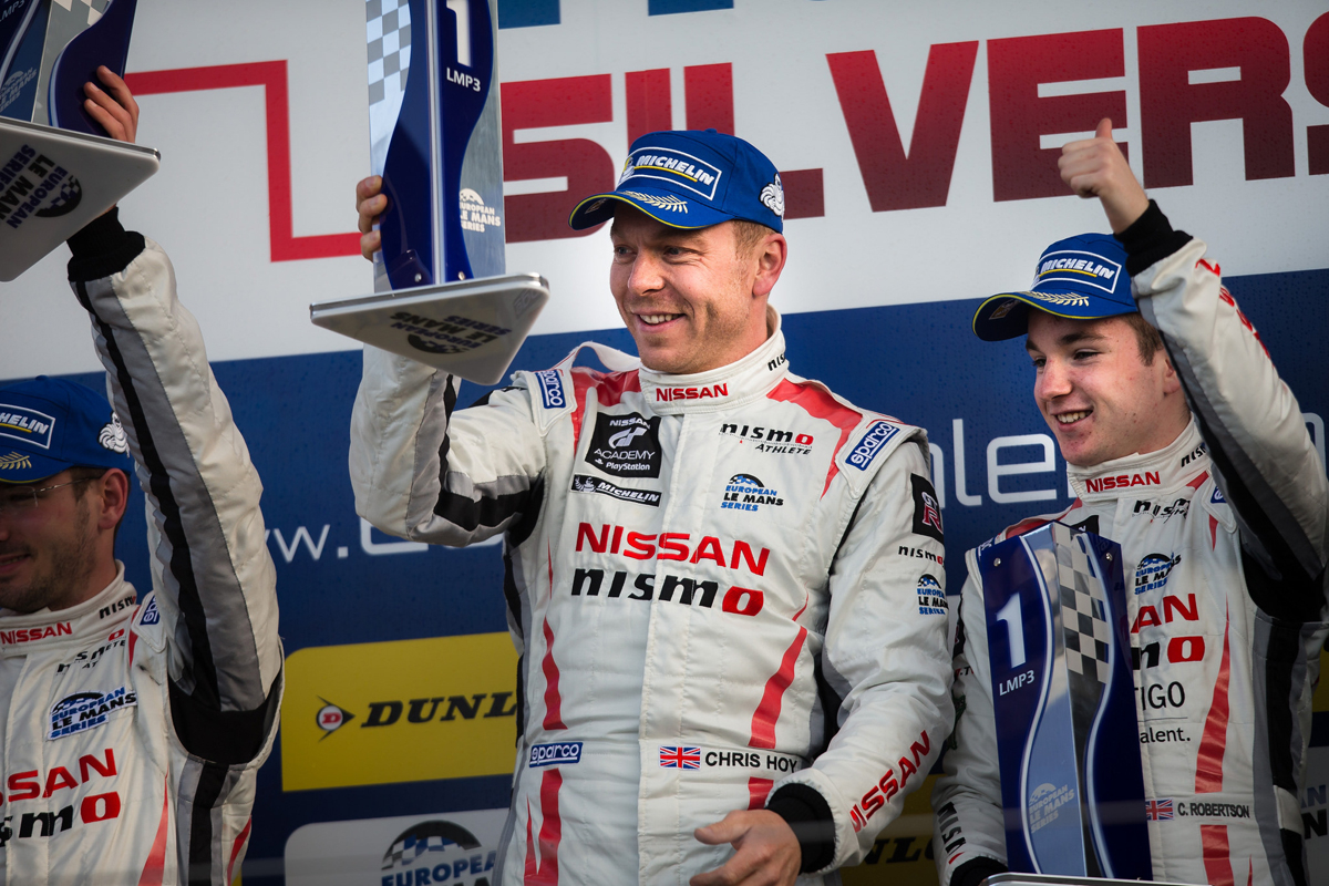 Sir Chris Hoy strikes gold for Nissan