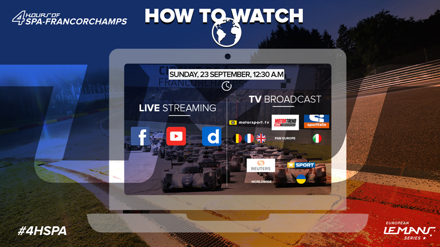 Les 4 Heures de Spa-Francorchamps à suivre sur les écrans