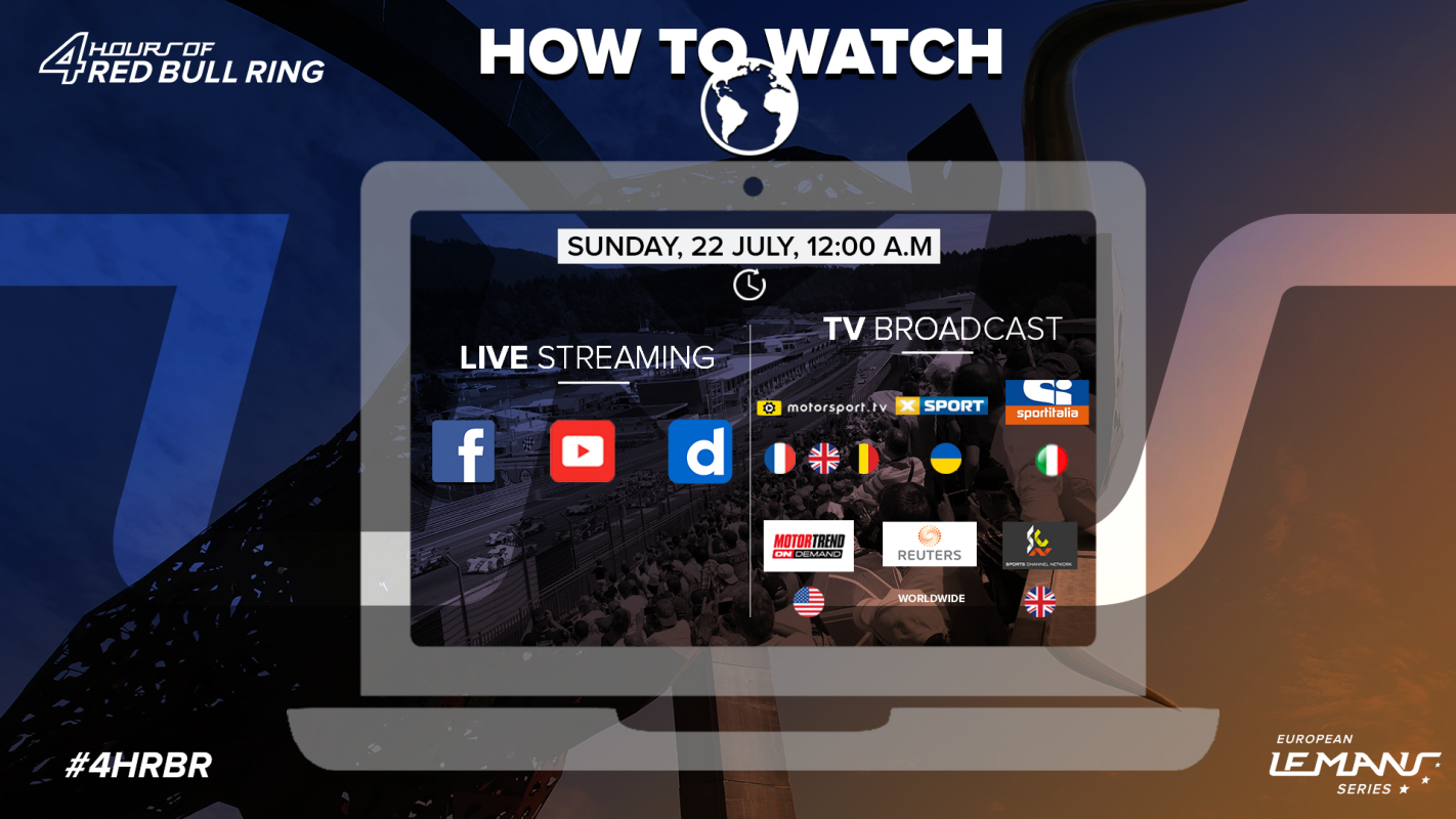 Watch the 4 Hours of Red Bull Ring at Home