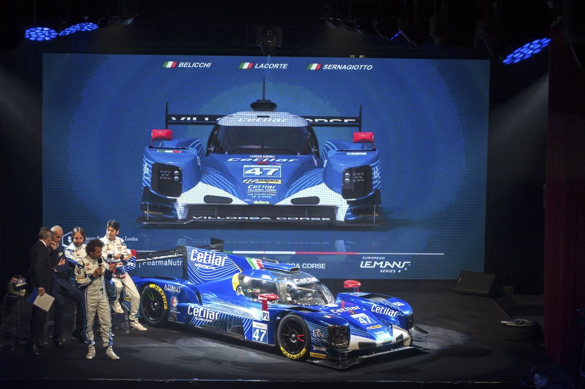 Cetilar Villorba Corse unveiled their new Dallara for the 2018 European Le Mans Series