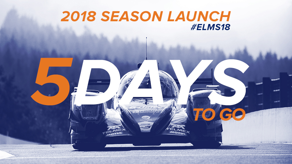 2018 Season Launch in 5 days!