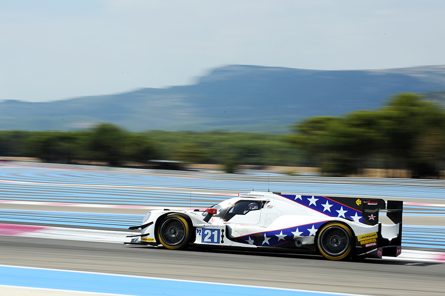 Dragonspeed on Fire in Free Practice 1