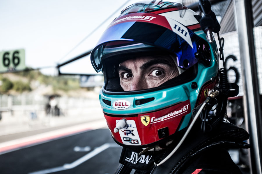 Meeting up with Andrea Bertolini (Spirit of Race Ferrari n°51)