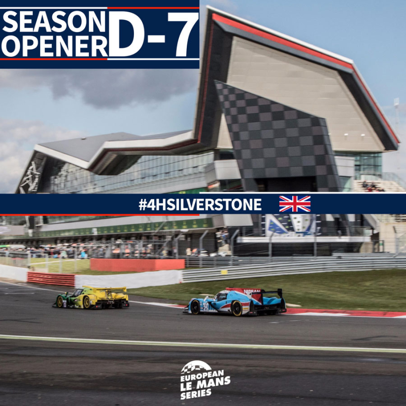 J-7 avant l'ouverture de la saison à Silverstone!