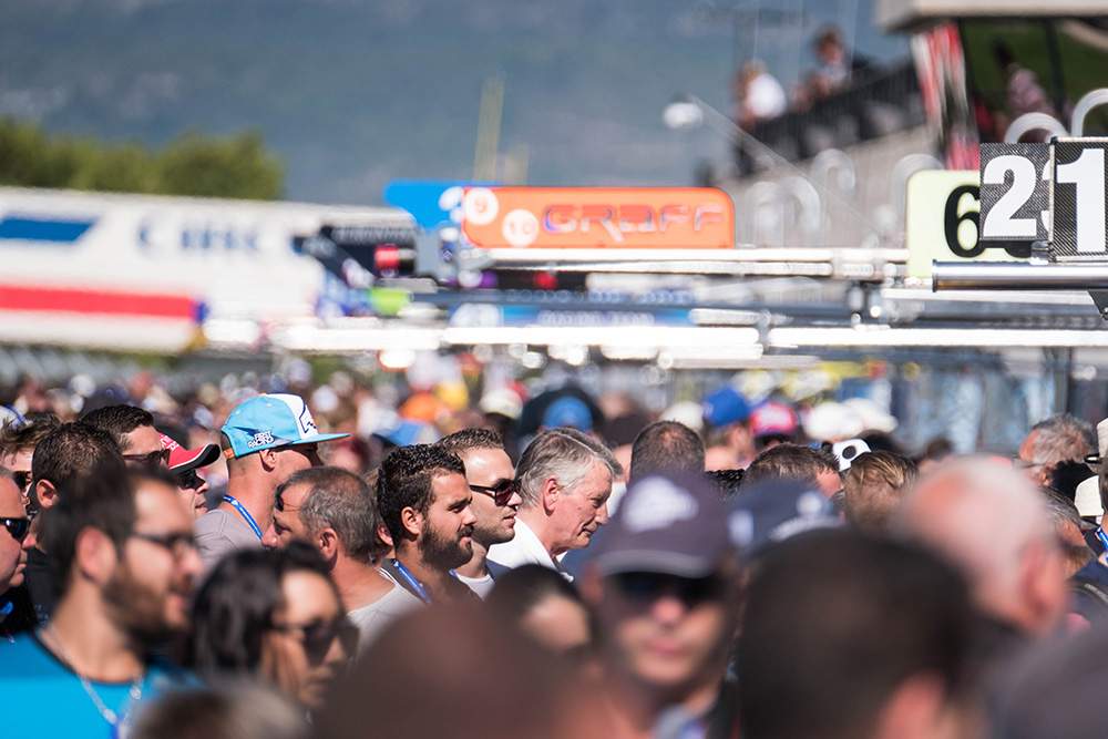 Fans Enjoy The Sunshine in Le Castellet