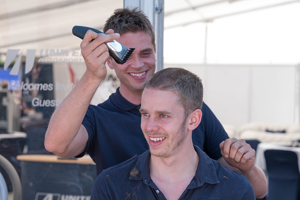 Brave The Shave – United Autosports Raising Money for Cancer Charity
