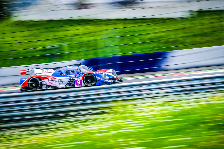 Le Graff au pied du podium en Autriche lors du 3ème round de l’European le Mans Séries
