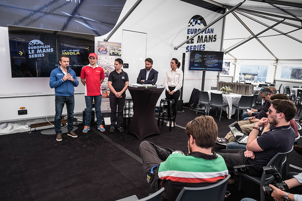 Italian Journalists Introduced to the European Le Mans Series