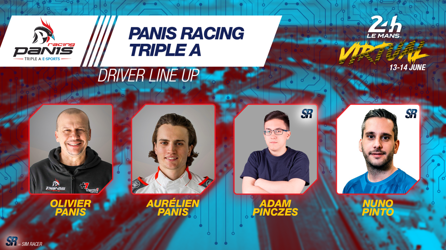 Panis Racing Triple A e-Sports aux 24 Heures du Mans virtuelles