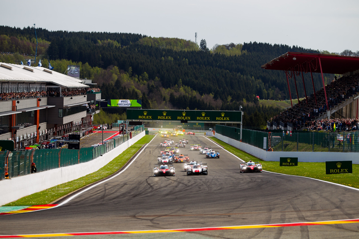 #7 Toyota leads after two frantic hours at Spa