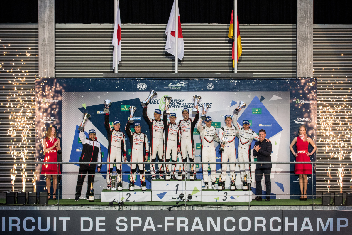 Toyota takes 1-2 at Spa;  G-Drive secures LMP2