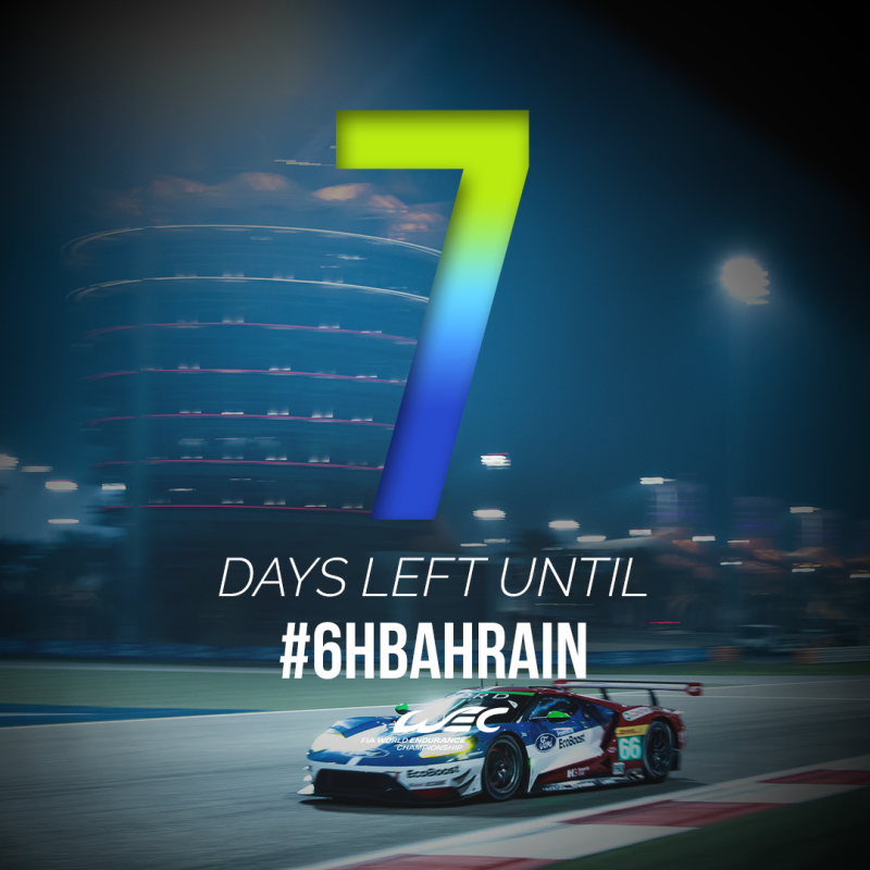 Les Bapco 6 Heures de Bahreïn : Rendez-vous dans une semaine !