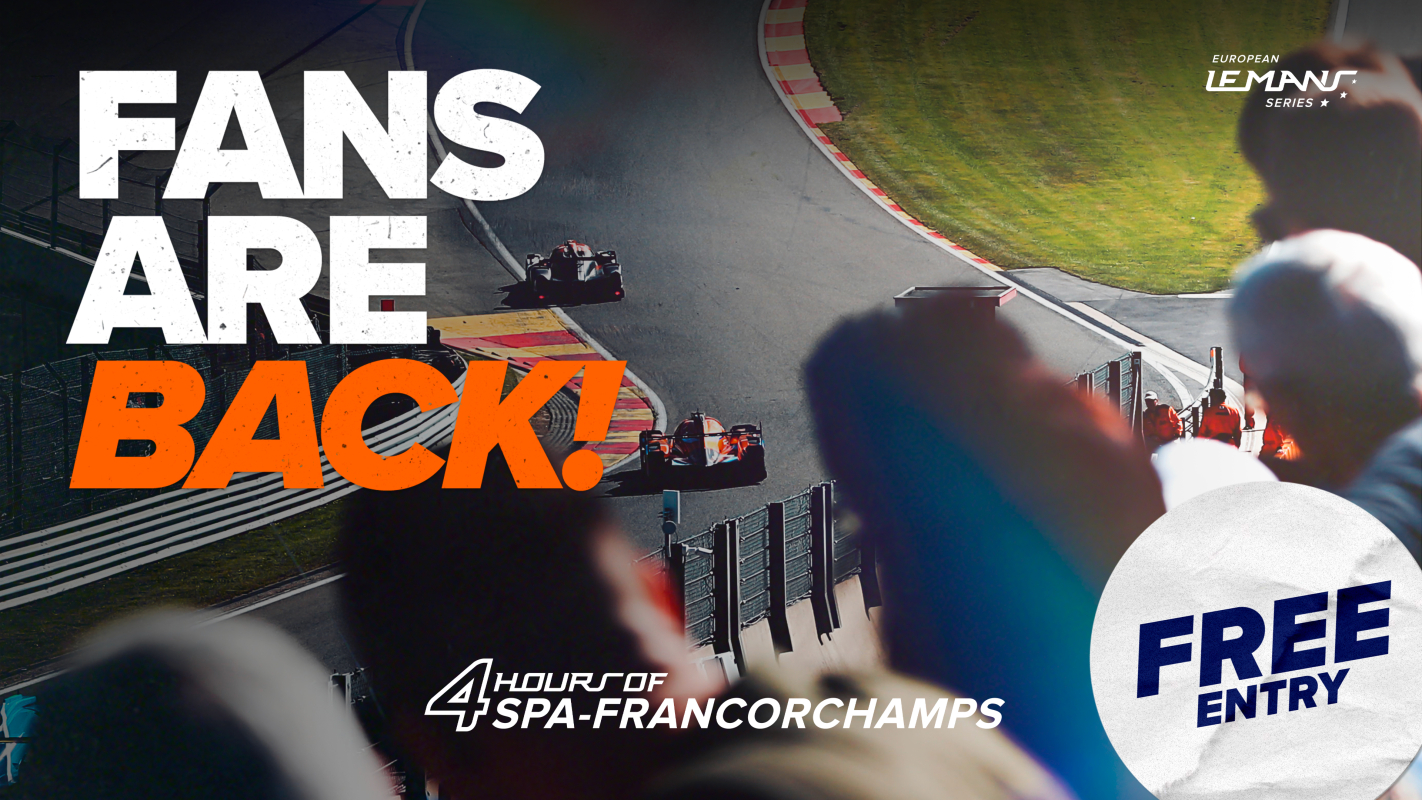 Welcome Back! Fans Able to Attend the 4 Hours of Spa-Francorchamps for Free! 