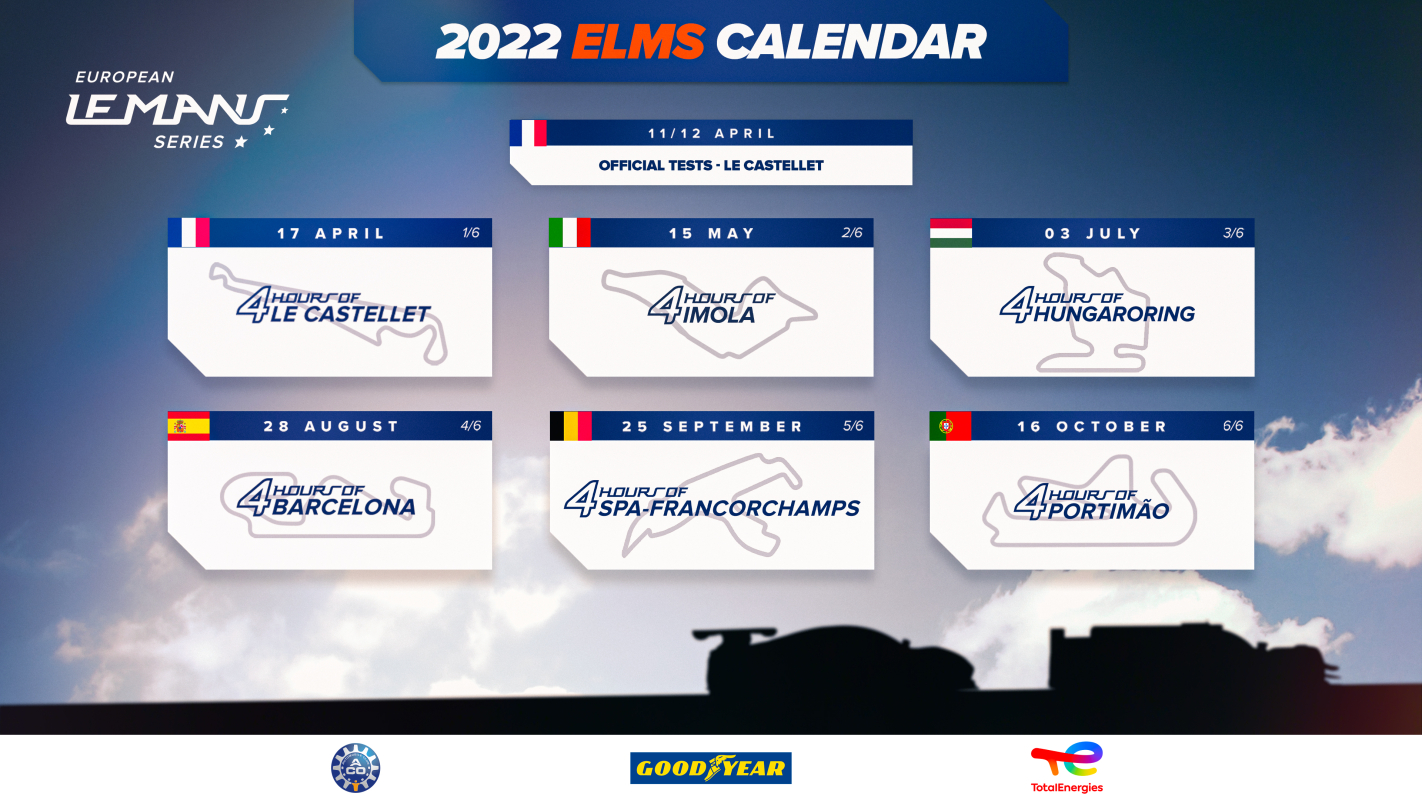 Imola and Hungaroring Return to the 2022 ELMS calendar