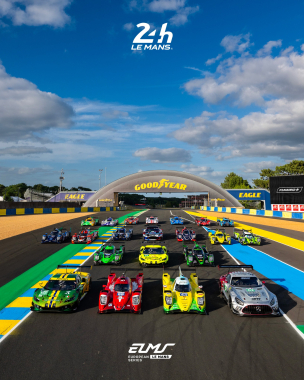 One family. One iconic backdrop. 🫶 Our #ELMS competitors gathered beneath the brand-new @goodyearrac