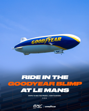 🎁 WIN THE ULTIMATE LE MANS EXPERIENCE WITH GOODYEAR 🎁 Ever dreamed of flying above the 24 Hours of L