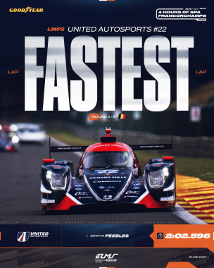 Taking the lead on the restart and setting the @goodyearracing fastest lap of the race. @griffinpeeb