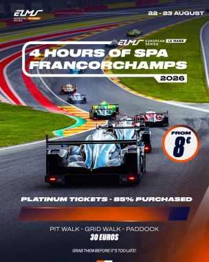 Want the ultimate #ELMS weekend in Belgium? 🇧🇪 Better be quick. 🫣 Platinum tickets for the #4HSpa ar