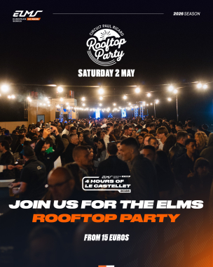 Get ready to dance - the #ELMS Rooftop Party is back. 🎉 As the racing winds down on Saturday, the vi
