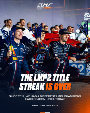 The streak is broken! United Autosports are back on top with their second LMP2 title! 🏆 For almost a