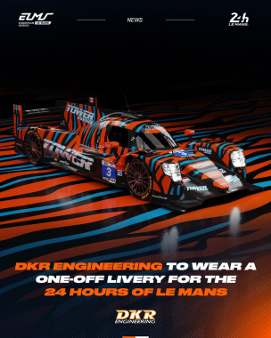 Art car season at Le Mans never disappoints. 🎨 The No.3 @dkrengineering Oreca 07 will hit the track 