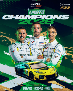 🏆 LMGT3 CHAMPIONS 🏆 Back-to-back title for the ‘Vette! The No.33 @tf_sport crew is your 2026 LMGT3 C