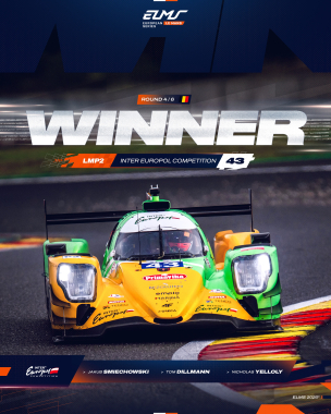 Celebrating their first win since 2024, the #43 @intereuropolcompetition take victory in LMP2 at the