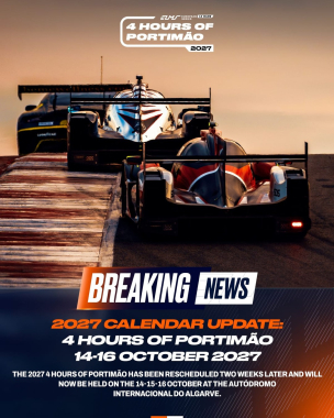 📅 Mark your calendars! The 2027 #4HPortimao is moving two weeks later, with the event now taking pla