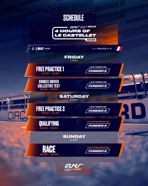 Heading to Le Castellet this weekend? We’ve got you covered. 👀 Check out the full #ELMS schedule and