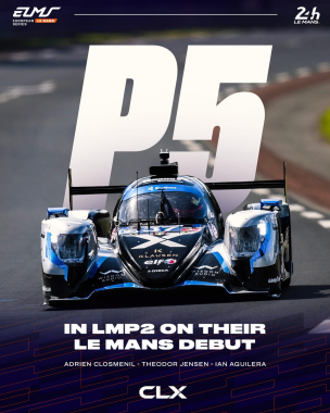 P5 on their Le Mans debut. Not bad for a rookie lineup. ✨ Congratulations to @adrienclosmenil, @theo