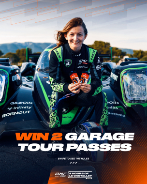 🎁 COMPETITION TIME 🎁 We’re giving away 2 VIP passes for the #4HLeCastellet with Doriane Pin & Duquei