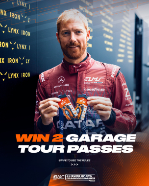 🎁 COMPETITION TIME 🎁 We’re giving away 2 VIP passes for the #4HSpa with @maximemartinracing & @iron.
