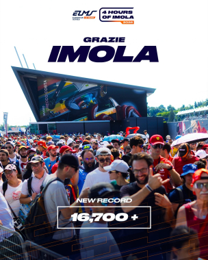Grazie mille to the Imola tifosi over 16,700 of you 🫶 You help bring the atmosphere to the #ELMS Our