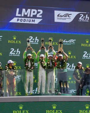 We can still hear the Polish anthem from last year at Le Mans. 🇵🇱 A strong lineup, perfect strategy,