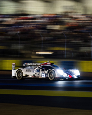 The No. 28 @idecsportracing will start the @24heuresdumans at the front of the grid. A penalty incur