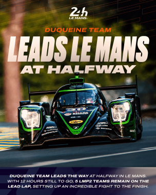 12 hours down. 12 to go. @duqueine_team leads at the halfway mark of the @24heuresdumans 👀 Tune in L