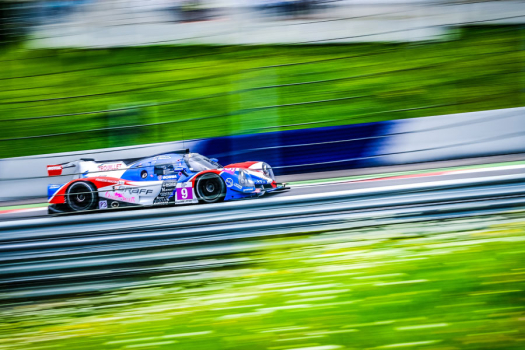 Le Graff au pied du podium en Autriche lors du 3ème round de l’European le Mans Séries