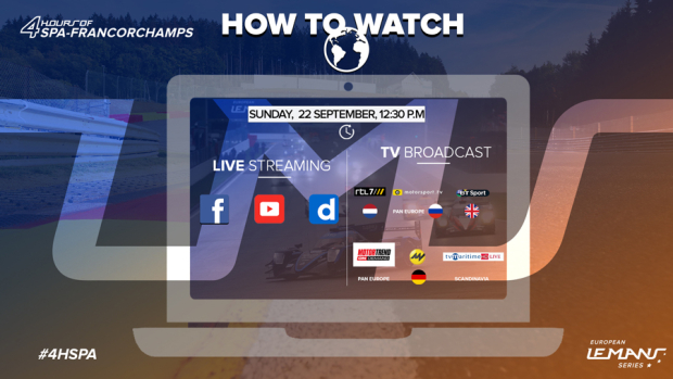 Les 4 Heures de Spa-Francorchamps à suivre sur tous les écrans